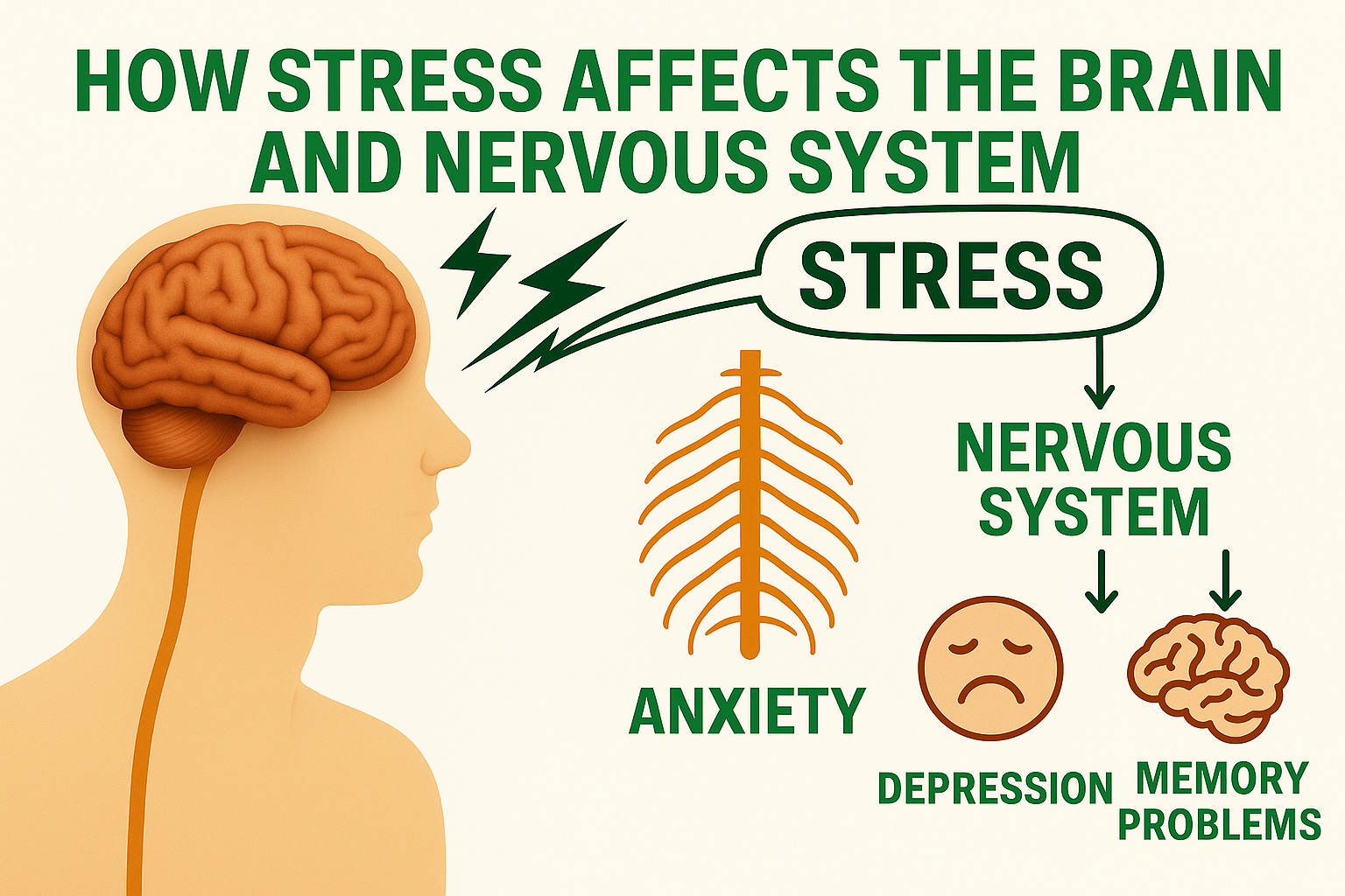 How Stress Affects Your Brain and Nervous System