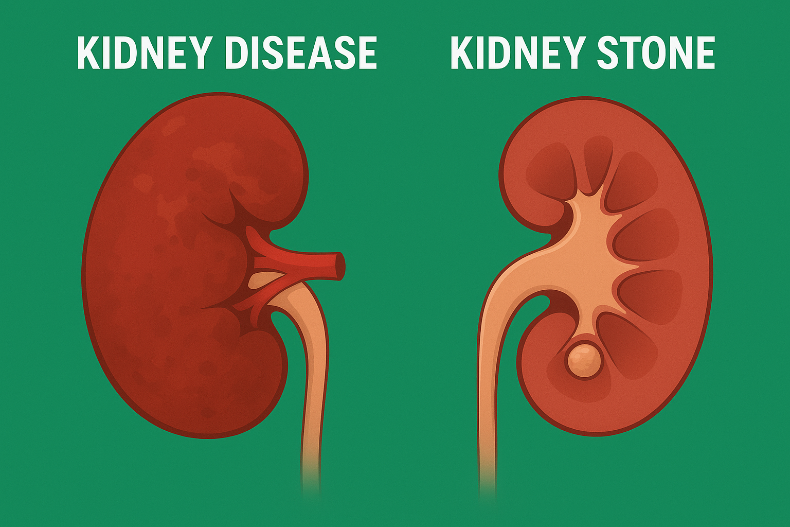 Kidney Diesease vs Kidney Stone